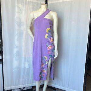 Guaraxez Embroidered Floral Dress